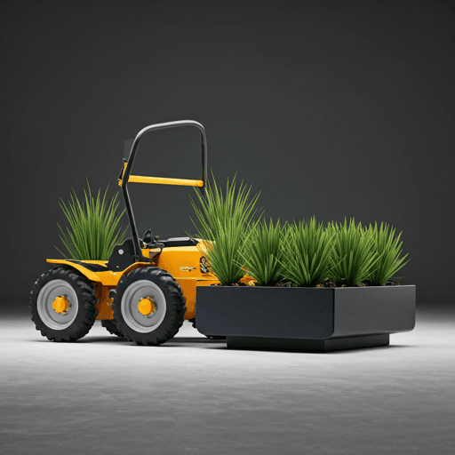 Modern landscaping equipment